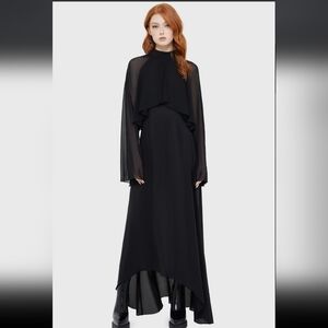 Killstar Black Long Sleeve Dress